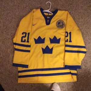 Nike hockey jersey Peter Forsberg Sweden jersey